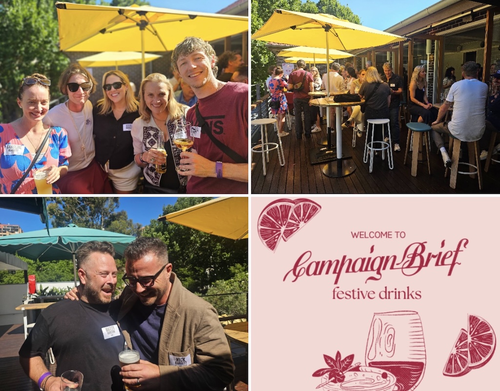 Sydney’s creative + production industry gather for the CB Festive Drinks at the Tilbury ~ kindly sponsored by Vandal, Alt.+T&DA and Music Mill