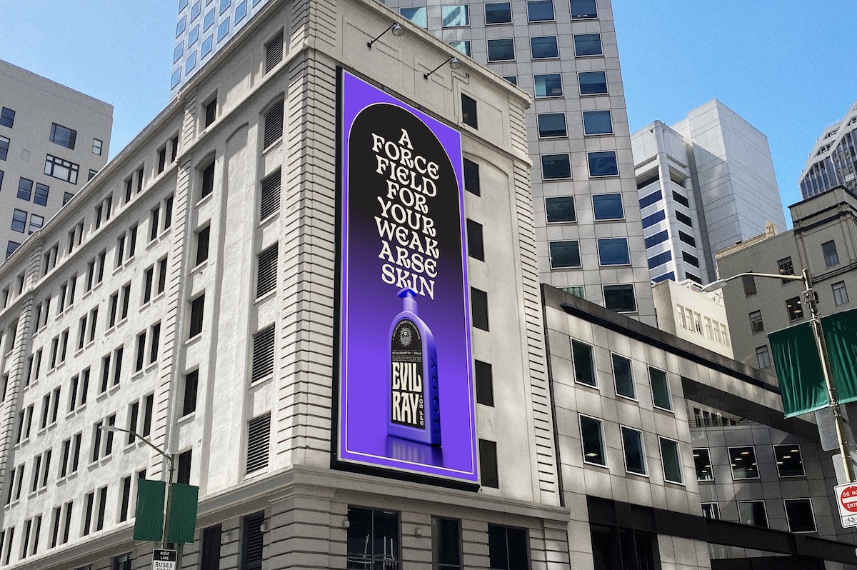 Pembleton launches Evil Ray: A sun protection company calling the sun out for what it is – an evil entity trying to kill us all