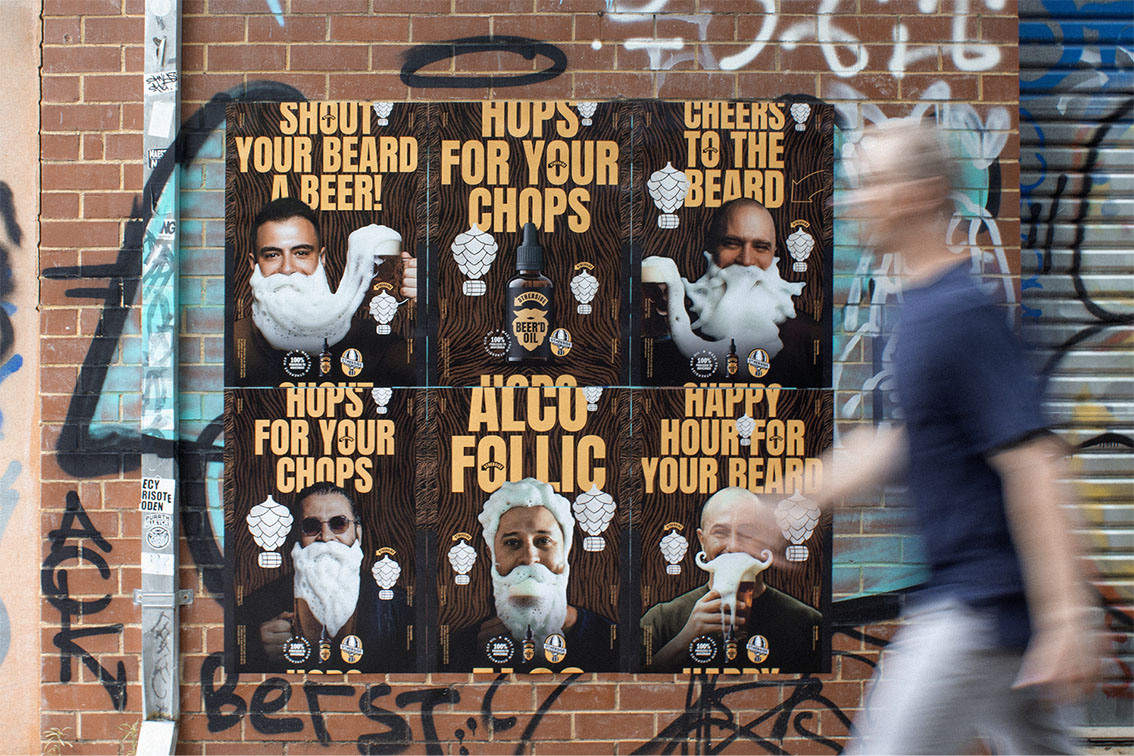 Otherside and Wildlings Perth brew up BEER’D OIL – A beard oil made from real hops