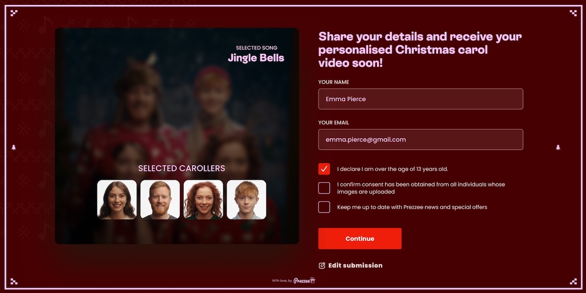 Prezzee launches two new Magical Moments experiences in time for the festive season